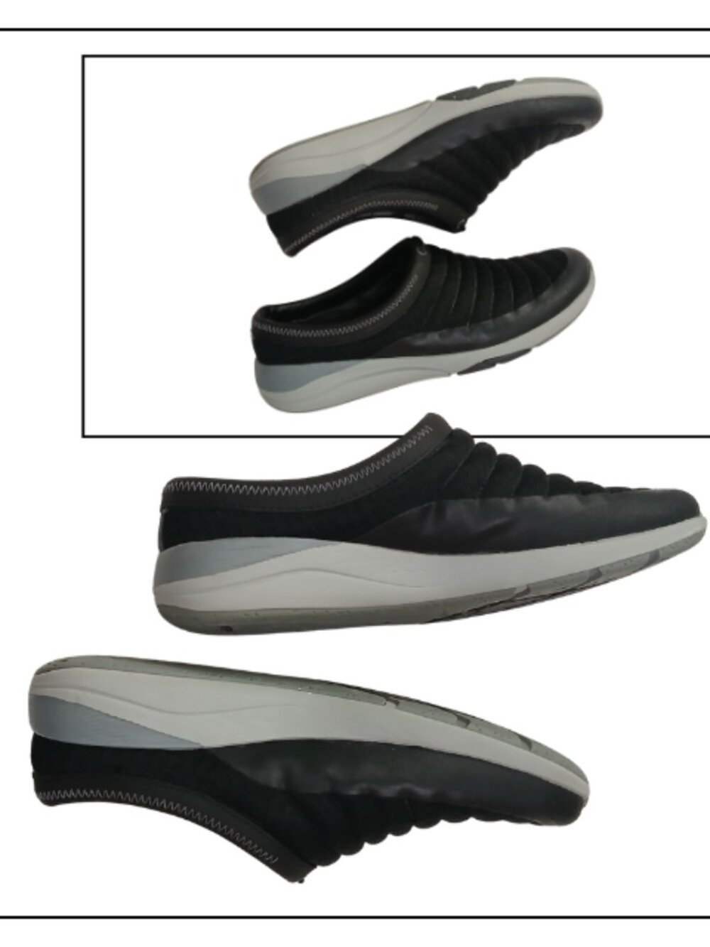 Merrell Black Quilted Slip-On Athletic Shoes - Picture 3 of 6
